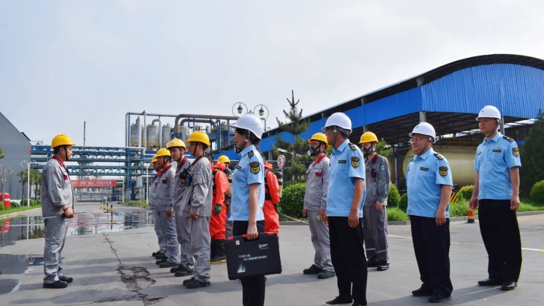 演“真”练“实”，九游（9game.com）体育·竞技游戏第一门户网站集团开展氯甲烷泄漏事故应急演练